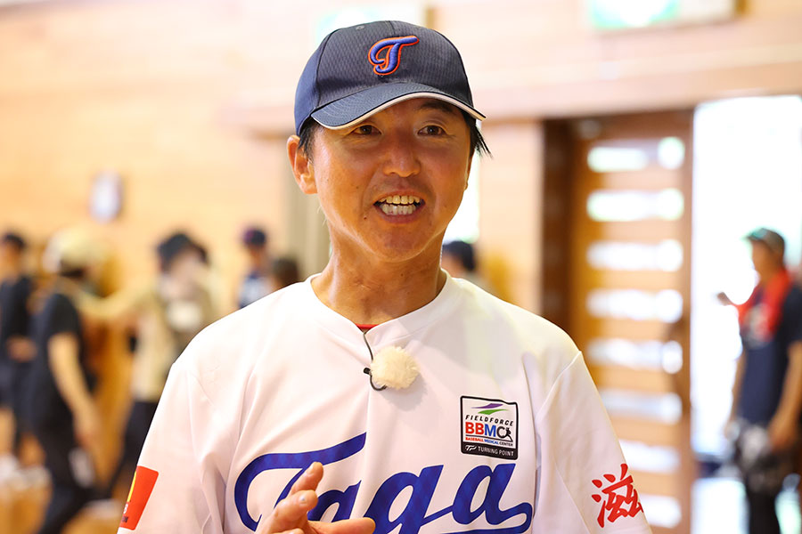 多賀少年野球クラブ・辻正人監督【写真：早浪章宏】