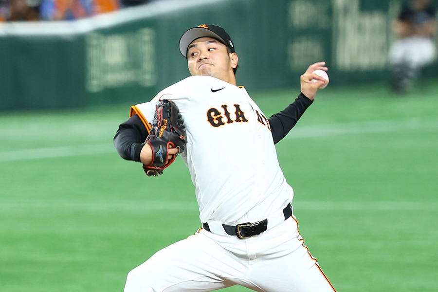 巨人・石川達也【写真：加治屋友輝】