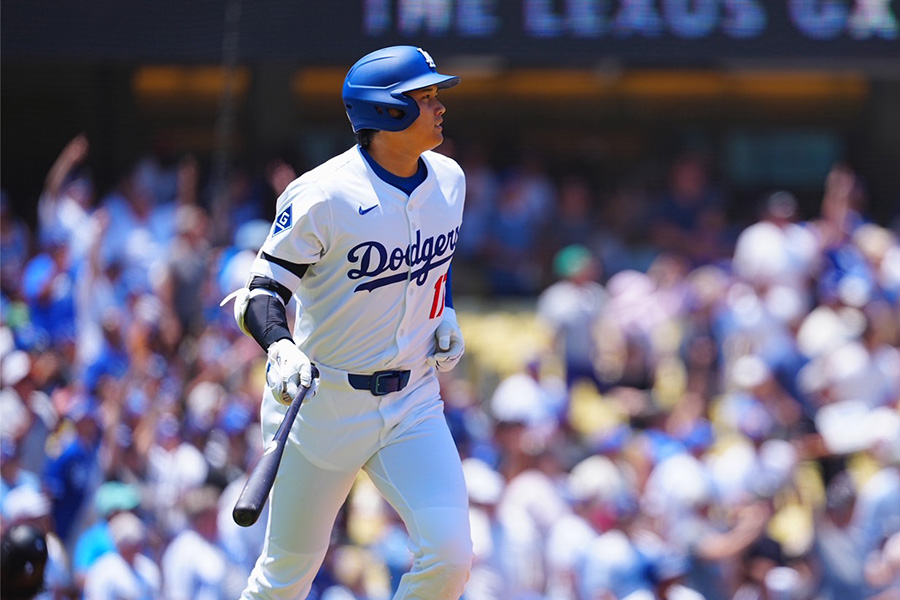 37号を放ったドジャース・大谷翔平【写真：荒川祐史】