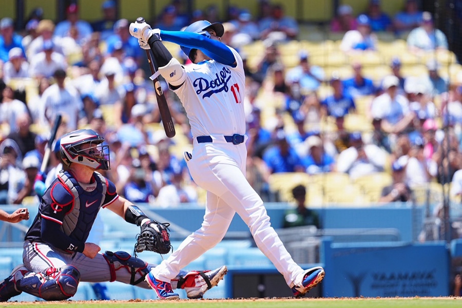 37号を放ったドジャース・大谷翔平【写真：荒川祐史】