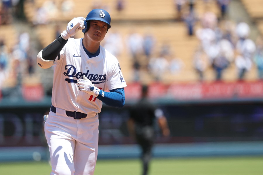 37号を放ったドジャース・大谷翔平【写真：ロイター】
