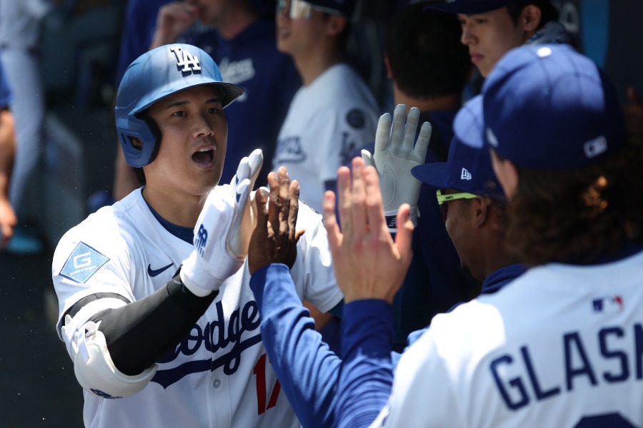 37号を放ったドジャース・大谷翔平【写真：ロイター】