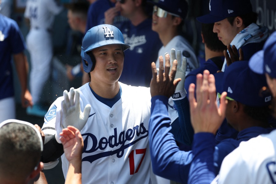 37号を放ったドジャース・大谷翔平【写真：ロイター】