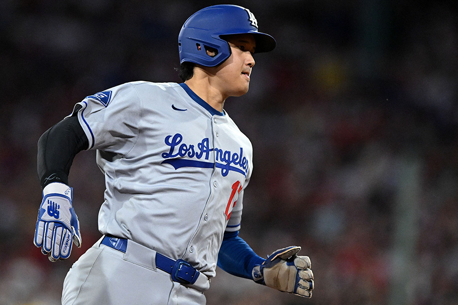 レッドソックス戦に出場したドジャース・大谷翔平【写真：ロイター】