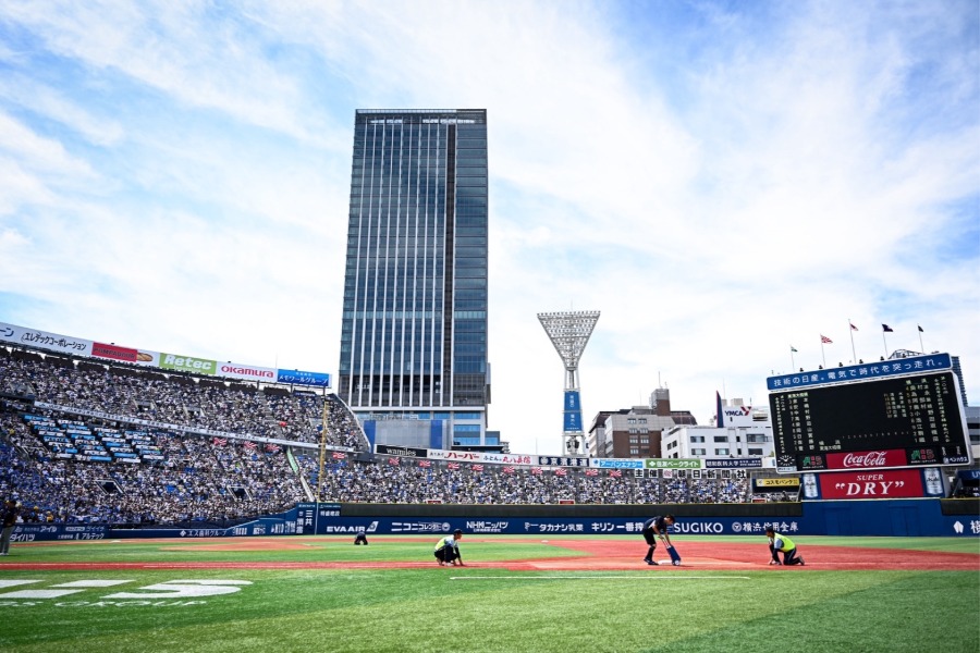 神奈川大会の4回戦で名門校同士が激突【写真：中戸川知世】