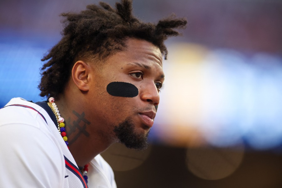 ブレーブスのロナルド・アクーニャJr.【写真：ロイター】