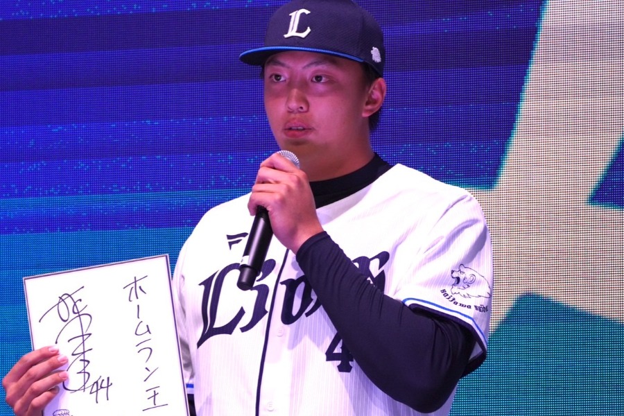 西武・林冠臣【写真：宮脇広久】