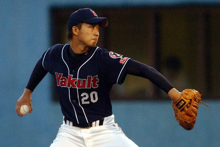 ヤクルト時代の鎌田祐哉氏【写真提供：産経新聞社】