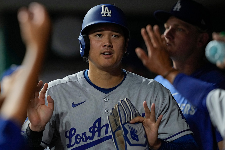 レッズ戦に出場したドジャース・大谷翔平【写真：アフロ】