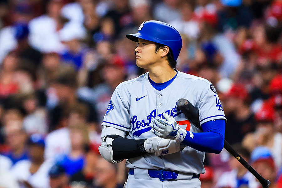 レッズ戦に出場したドジャース・大谷翔平【写真:ロイター】