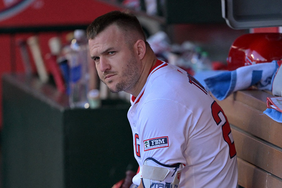 エンゼルスのマイク・トラウト【写真：ロイター】