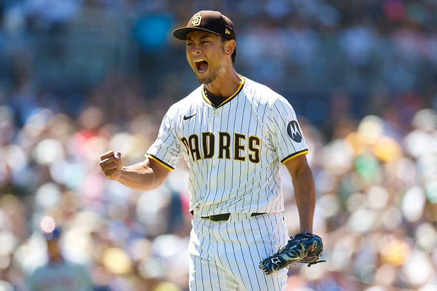 メッツ戦に先発したパドレス・ダルビッシュ有【写真：ロイター】