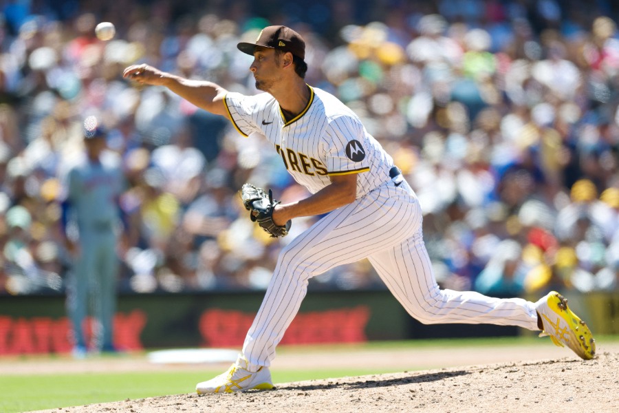 メッツ戦に先発したパドレス・ダルビッシュ有【写真：ロイター】