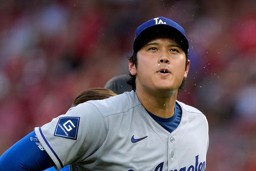 レッズ戦に登板したドジャース・大谷翔平【写真:アフロ】
