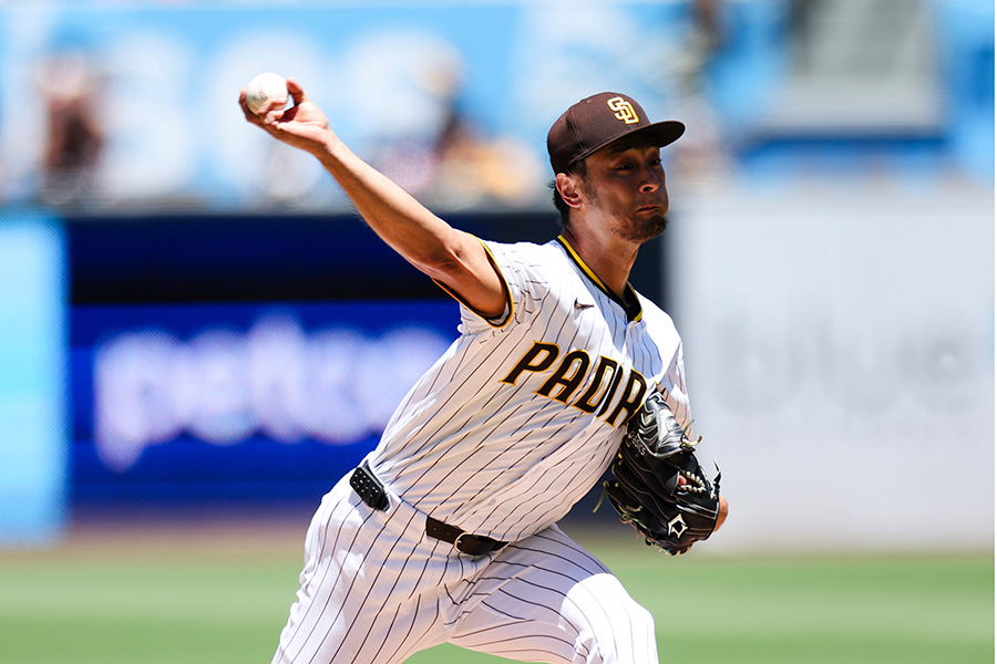 メッツ戦に先発したパドレス・ダルビッシュ有【写真：アフロ】