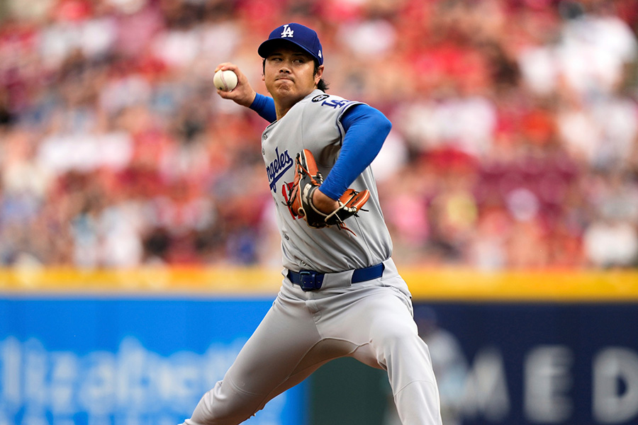 レッズ戦に先発したドジャース・大谷翔平【写真：ロイター】