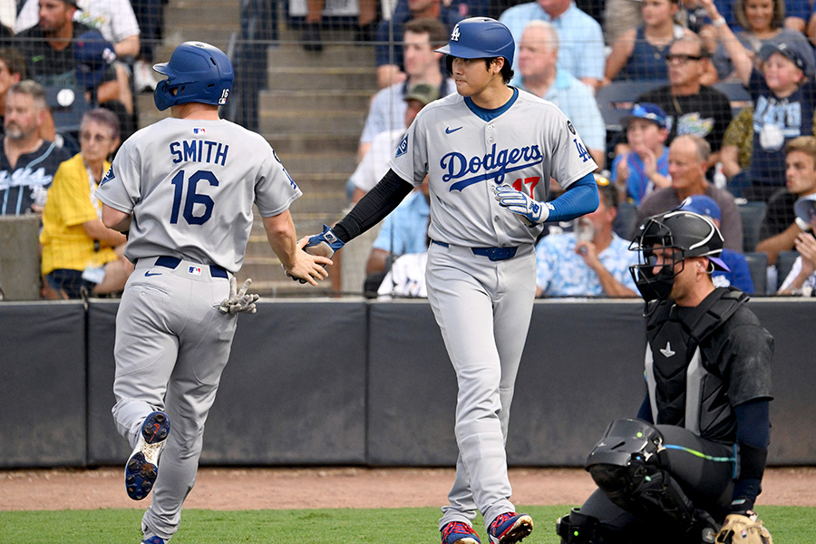 レイズ戦に出場したドジャース・大谷翔平【写真：アフロ】