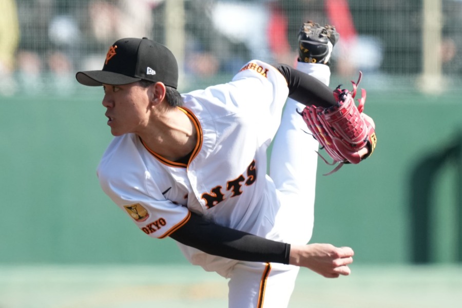 巨人・園田純規【写真提供：産経新聞社】