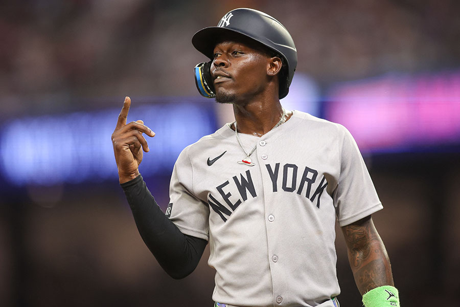 ヤンキースのジャズ・チザムJr.【写真：ロイター】