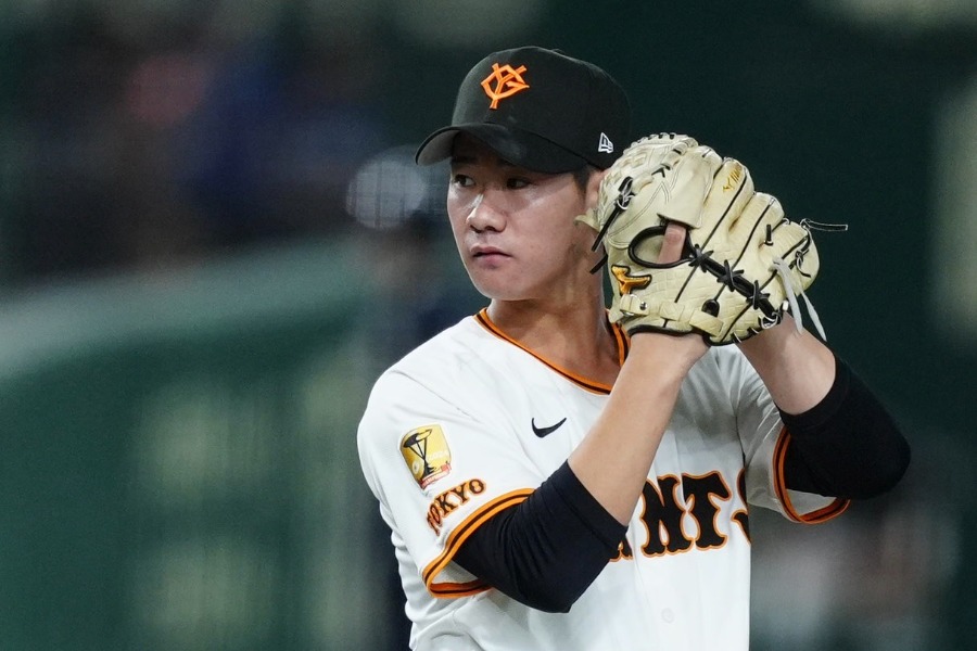 巨人・井上温大【写真：矢口亨】