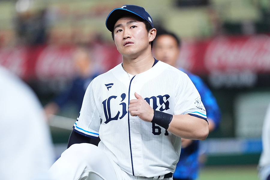 西武・野村大樹【写真：小林靖】