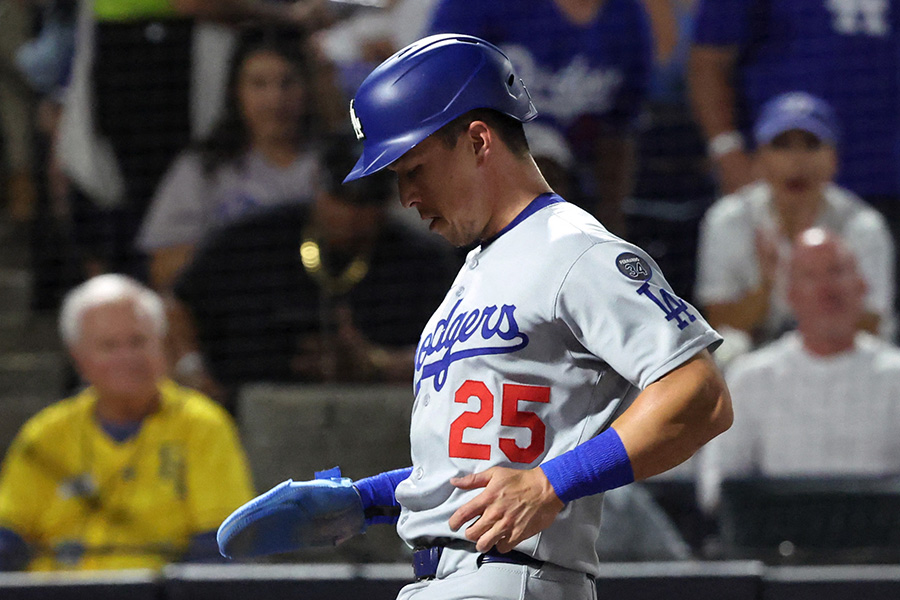 ドジャースのトミー・エドマン【写真：ロイター】