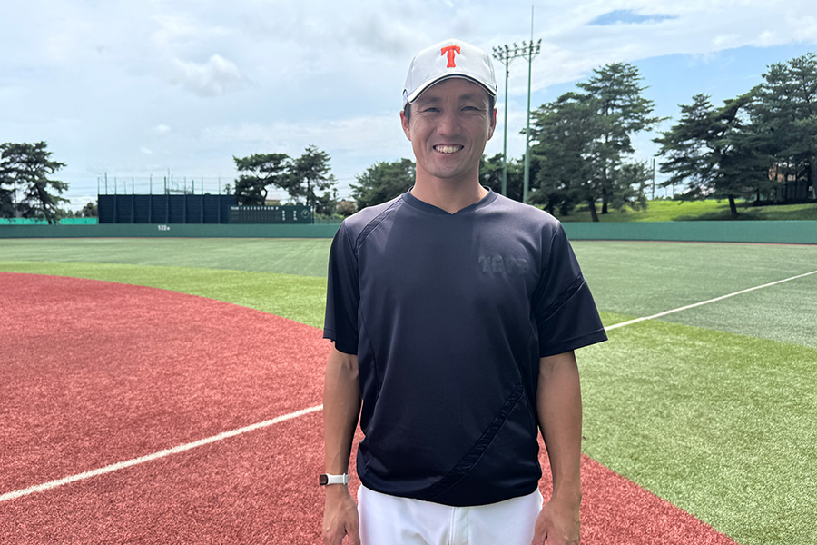 日本ハム、巨人などでプレーした乾真大氏【写真：町田利衣】