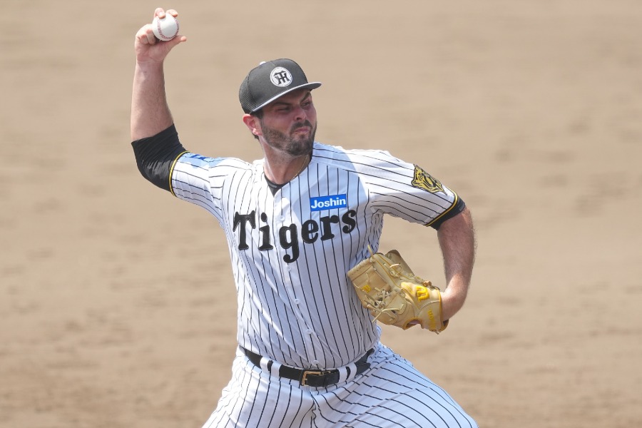 阪神のグラント・ハートウィグ【写真提供：産経新聞社】