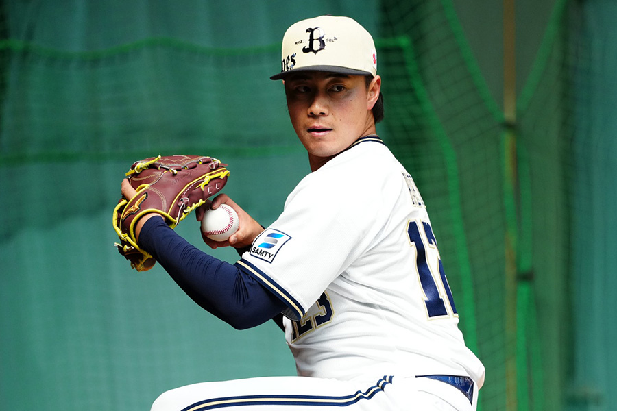 オリックス・横山楓【写真：小林靖】