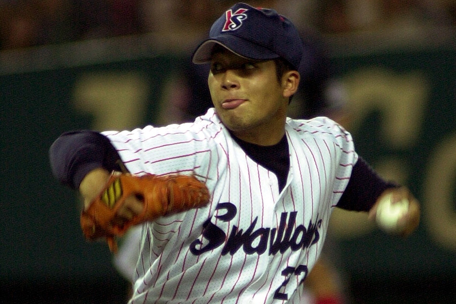 ヤクルト時代の藤井秀悟氏【写真提供：産経新聞社】
