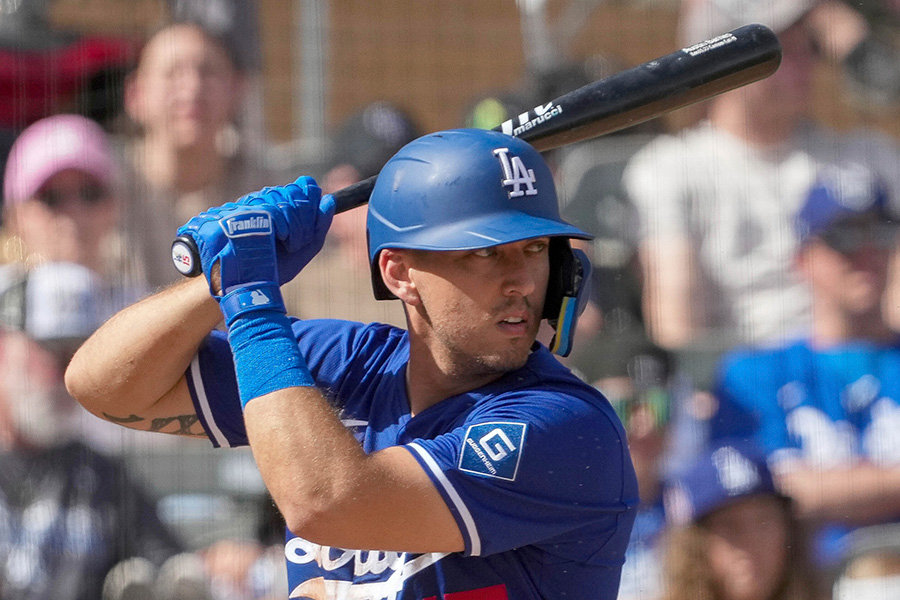 ジャイアンツ傘下を自由契約となったオースティン・バーンズ（写真はドジャース時代）【写真：アフロ】