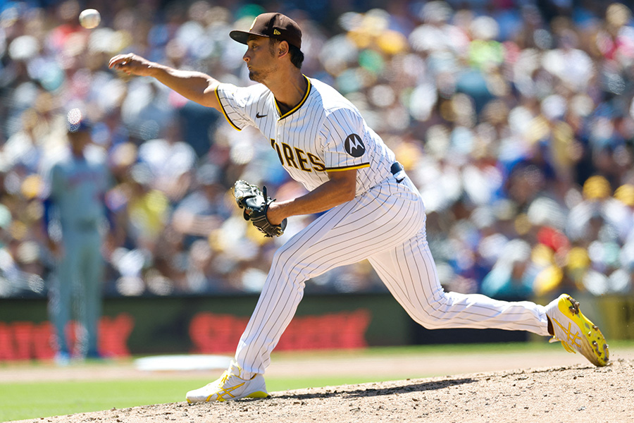 パドレスのダルビッシュ有【写真：ロイター】