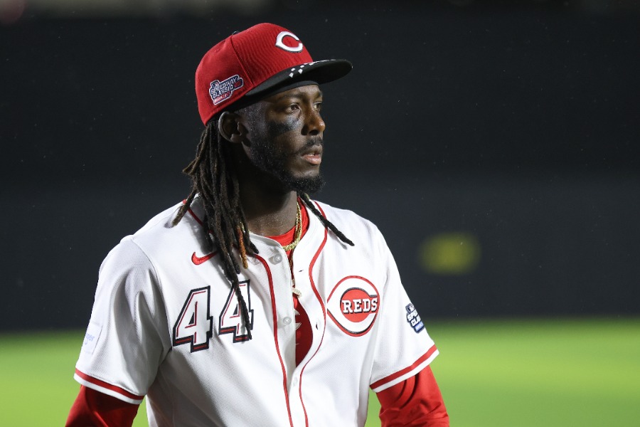 ブレーブス戦に出場したレッズのエリー・デラクルーズ【写真：アフロ】