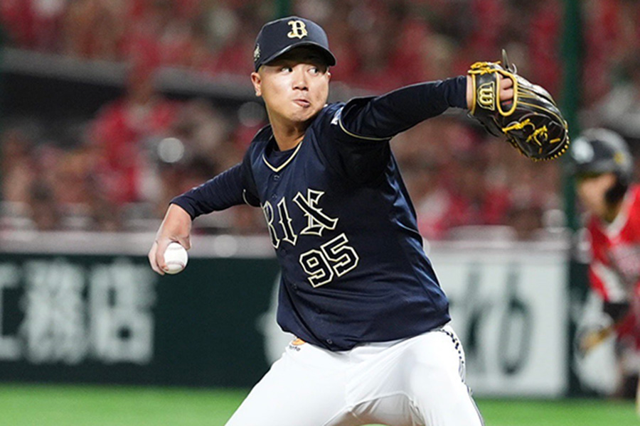 オリックス・才木海翔【写真:小林靖】