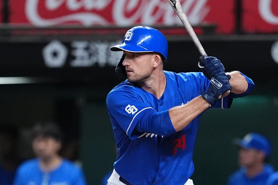 中日のジェイソン・ボスラー【写真:小林靖】