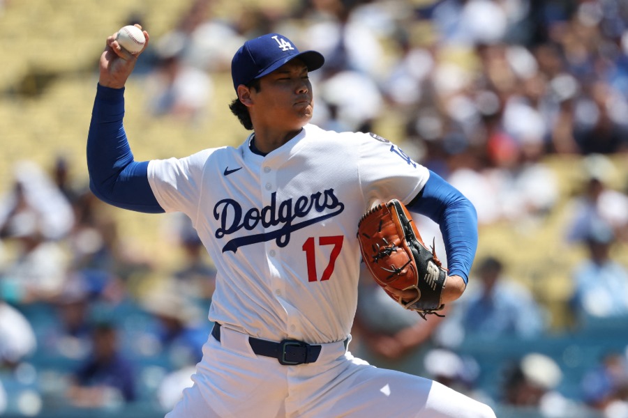 カージナルス戦に先発したドジャース・大谷翔平【写真：ロイター】