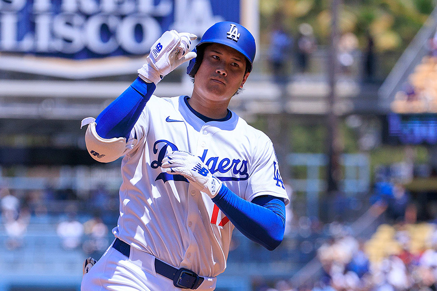 カージナルス戦で本塁打を放ったドジャース・大谷翔平【写真：アフロ】