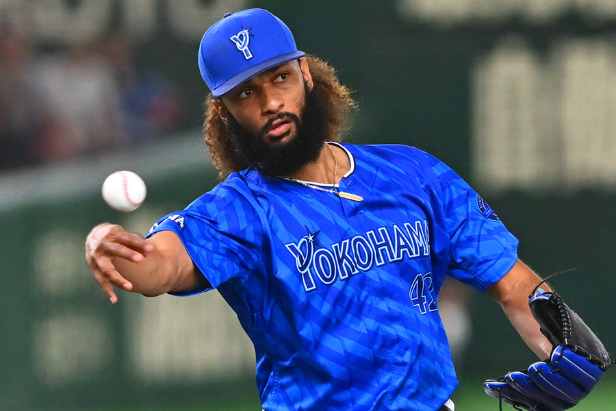 ロッテが獲得を発表した前DeNAのアンドレ・ジャクソン【写真:古川剛伊】