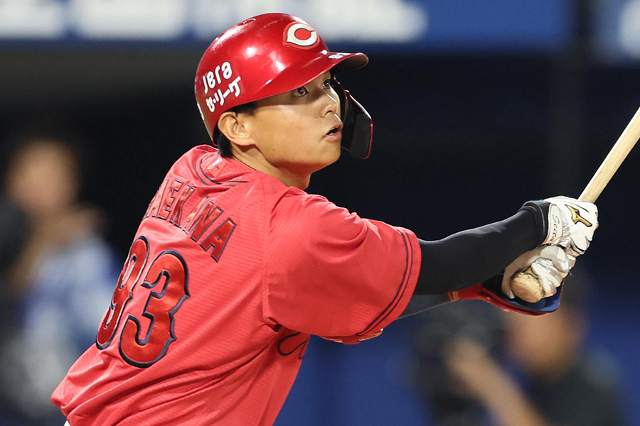 広島・前川誠太【写真提供：産経新聞社】