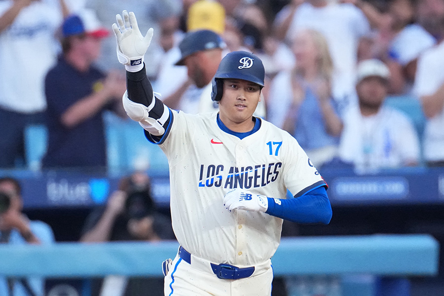 40号を放ったドジャース・大谷翔平【写真：イワモトアキト】