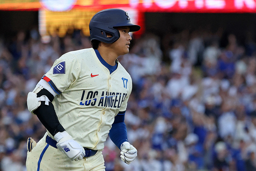 40号を放ったドジャース・大谷翔平【写真：ロイター】