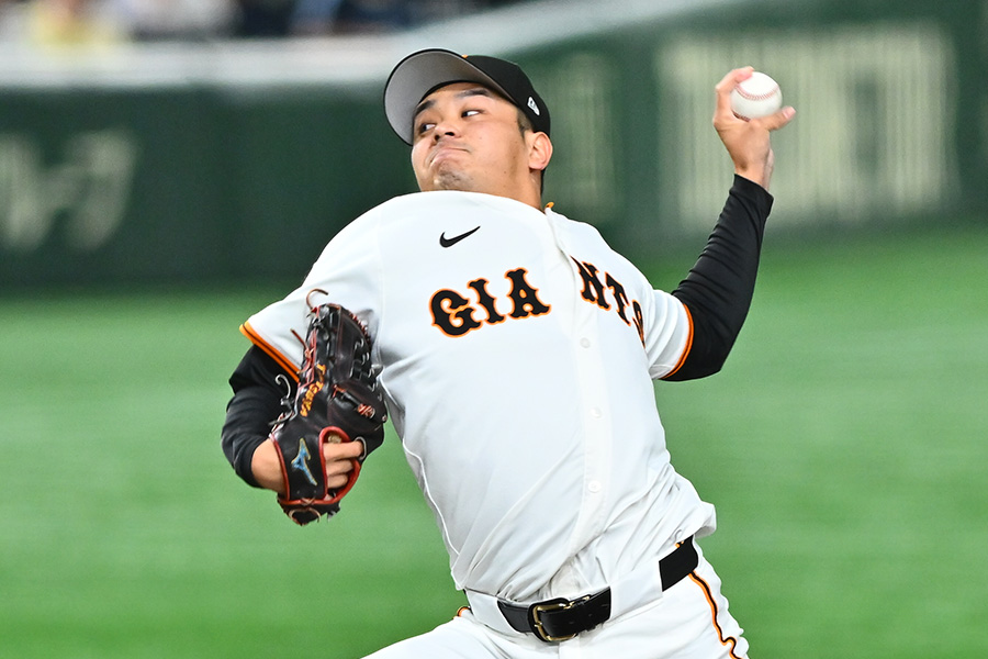 巨人・石川達也【写真：古川剛伊】