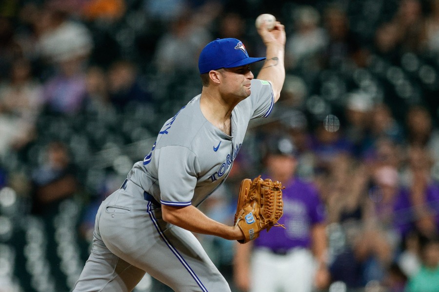 ブルージェイズのメーソン・フルハーチ【写真：ロイター】