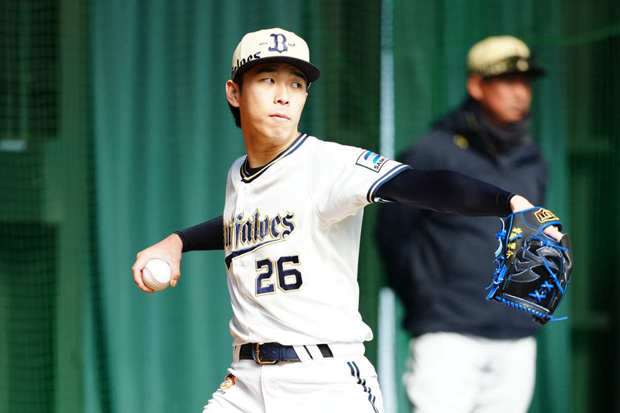 オリックス・齋藤響介【写真:小林靖】