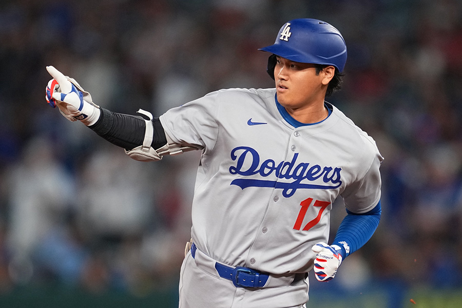 42号を放ったドジャース・大谷翔平【写真：イワモトアキト】