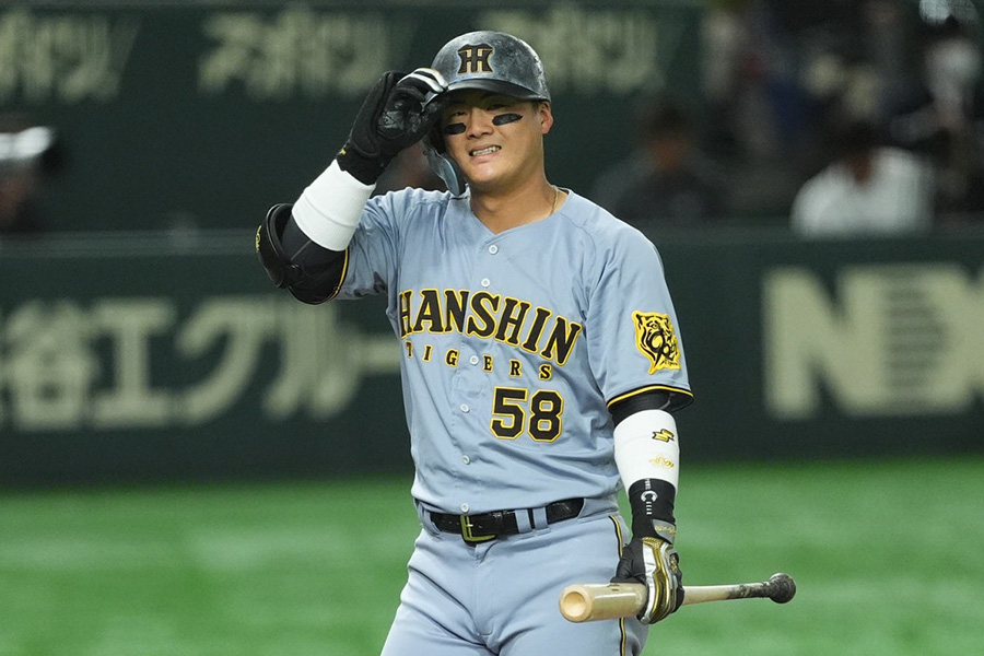 阪神・前川右京【写真：小林靖】