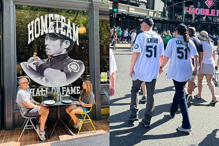 イチロー永久欠番の報せに湧いたシアトルの街【写真:木崎英夫】