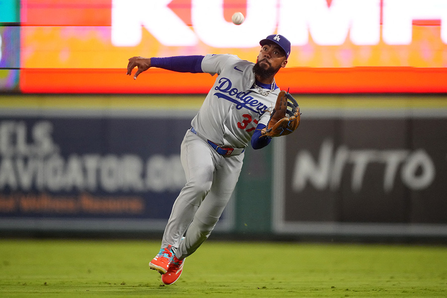 ドジャースのテオスカー・ヘルナンデス【写真：ロイター】