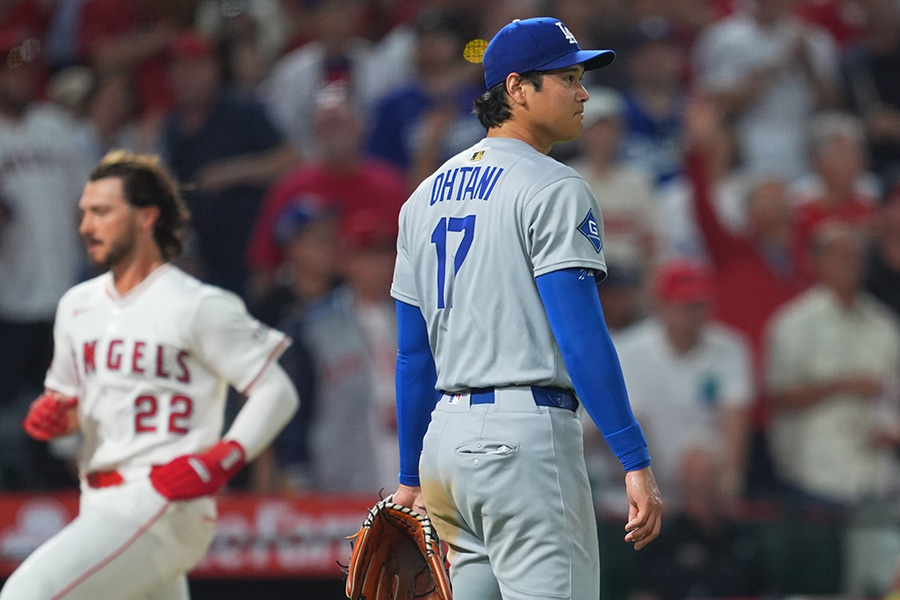 先発したドジャース・大谷翔平【写真：イワモトアキト】