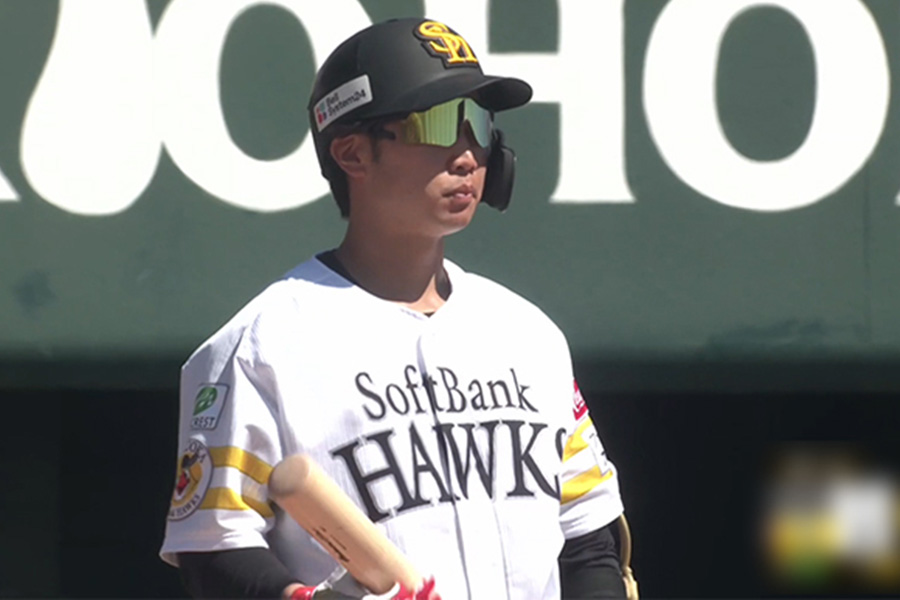 ソフトバンク・廣瀬隆太【画像：パーソル パ・リーグTV】
